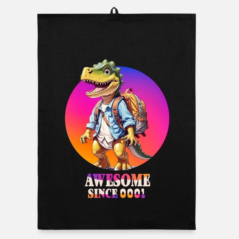 Drachen Schüler Organic Geschirrtuch