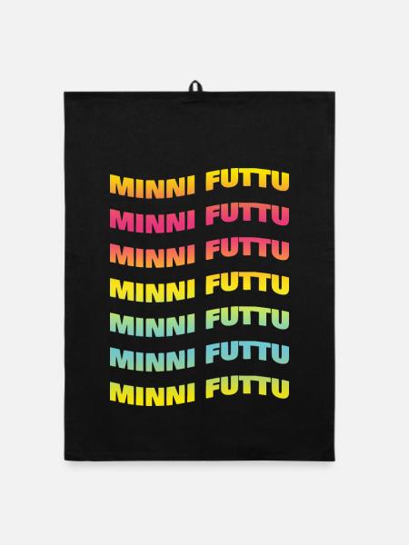 Minnie Futtu T-Shirt Sizilien T-Shirt - Organic Geschirrtuch - Schwarz - Vorne