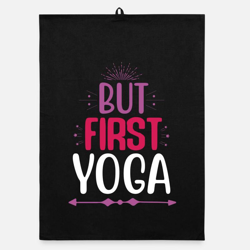 But First Yoga Organic dish towel