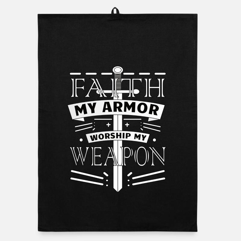 Faith and Worship Organic dish towel