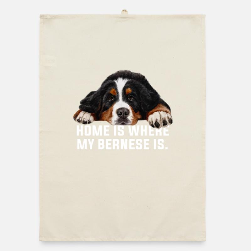 Berner Sennenhund Organic Geschirrtuch