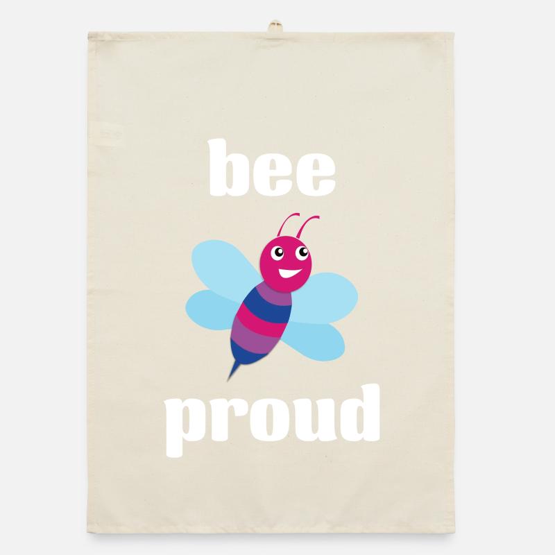 LGBT Pride Month - Bisexuelle Pride - Bee Proud Organic Geschirrtuch