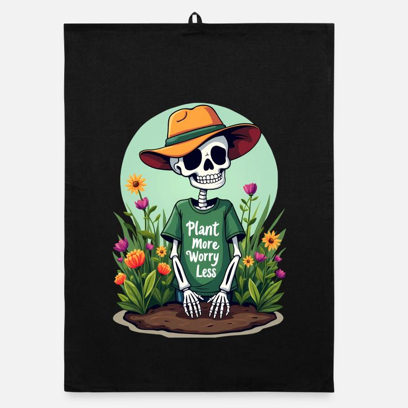 PLANT MORE WORRY LESS Organic dish towel