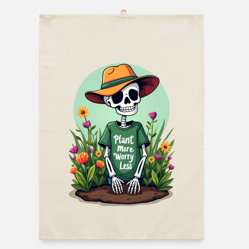 PLANT MORE WORRY LESS Organic dish towel