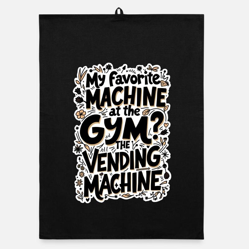 MY FAVORITE MACHINE AT THE GYM THE VENDING MACHINE Organic dish towel