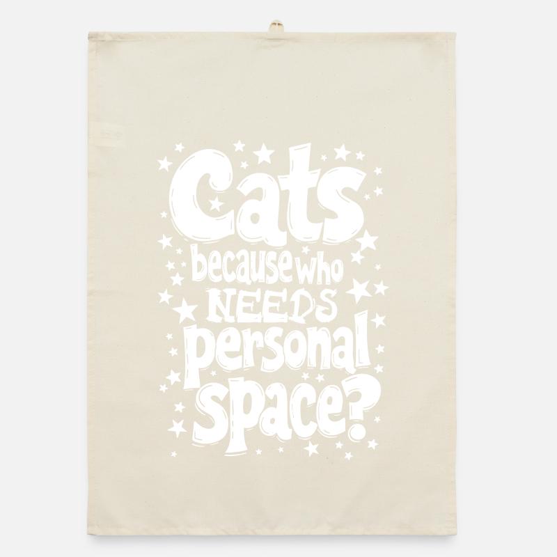 CATS: BECAUSE WHO NEEDS PERSONAL SPACE? Organic dish towel