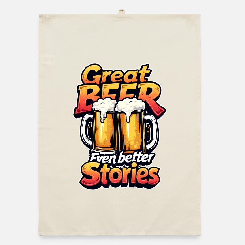 GREAT BEER, EVEN BETTER STORIES Organic dish towel