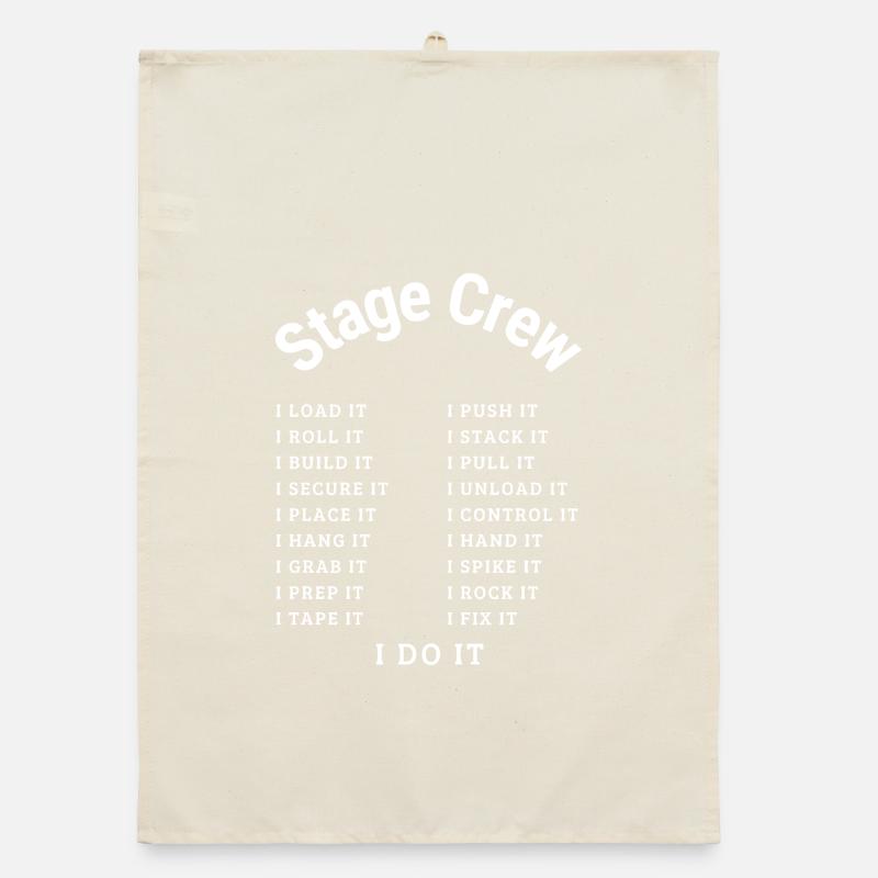 Équipe de scène ; Je le fais Blanc Torchon bio