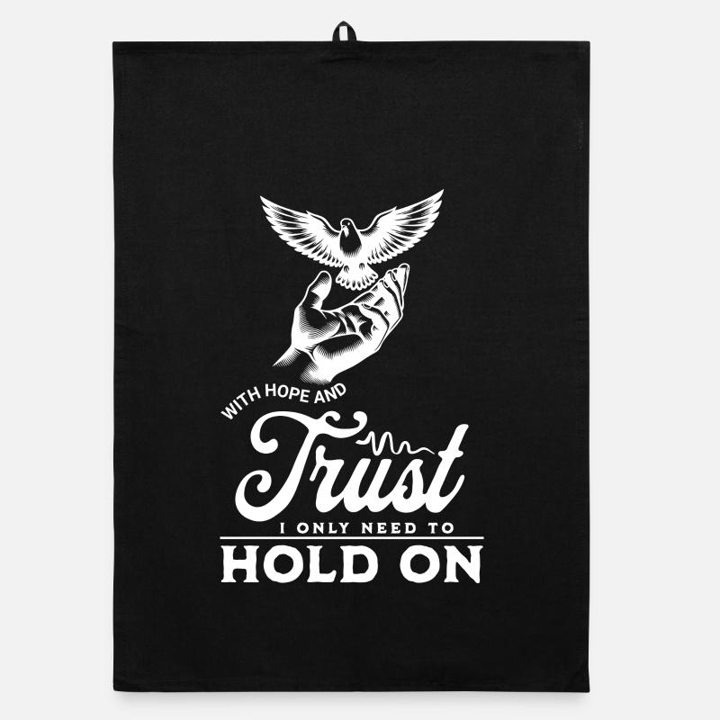 Confiance motivationnelle Dicton Design Torchon bio