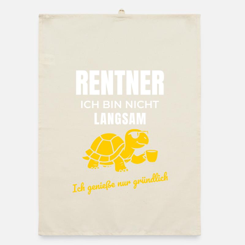 Les retraités, j’en profite beaucoup Torchon bio