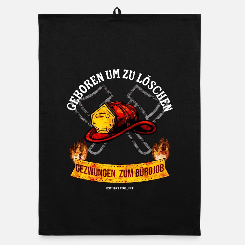 Born to Delete – Office Job Edition Organic dish towel