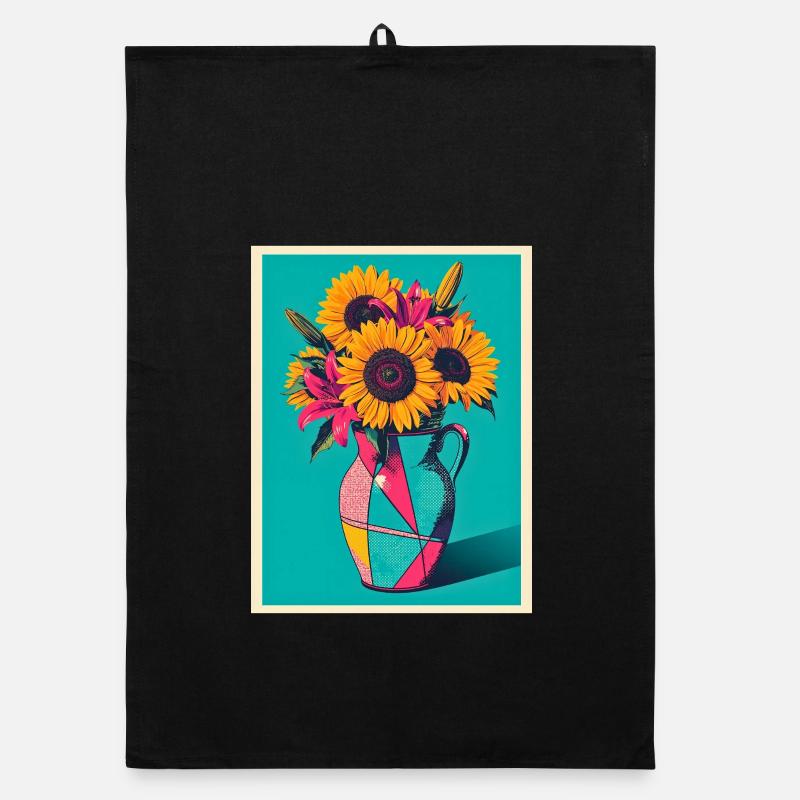 Vase à fleurs Pop Art Torchon bio
