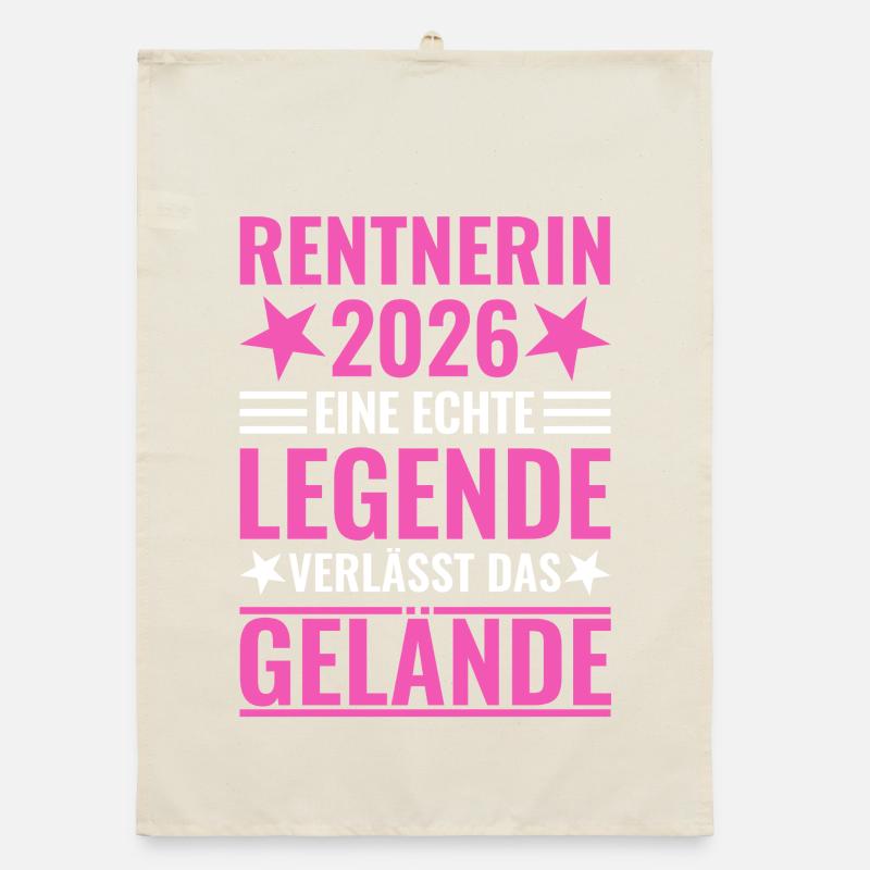 Pensioner 2026 A legend leaves the site Organic dish towel