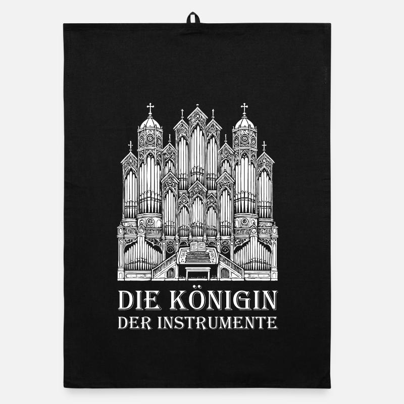 Orgel Design – Königin der Instrumente Organic Geschirrtuch