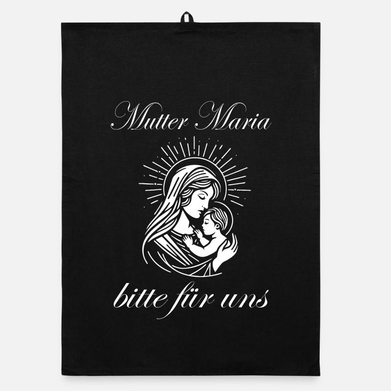 Mutter Maria Design – Bitte für uns Organic Geschirrtuch
