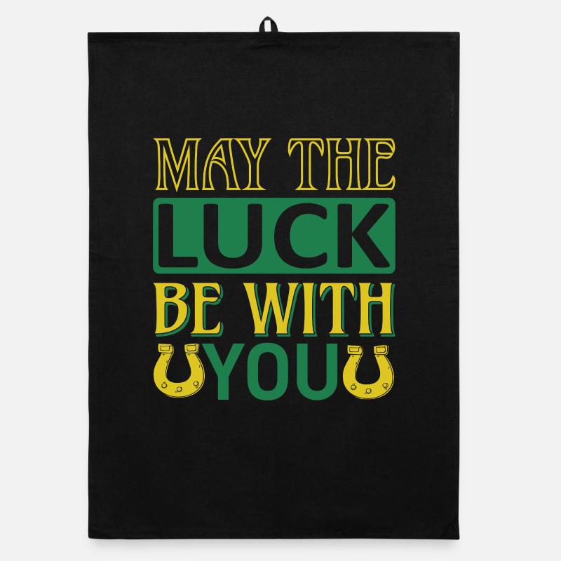 May luck be with you Organic Geschirrtuch