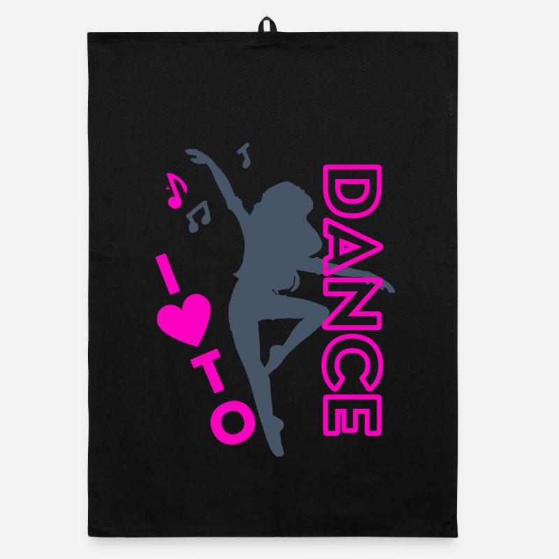 Dance Organic dish towel