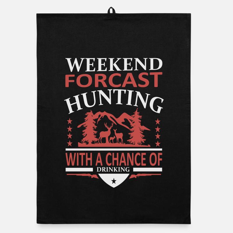 Hunting Weekend Organic dish towel