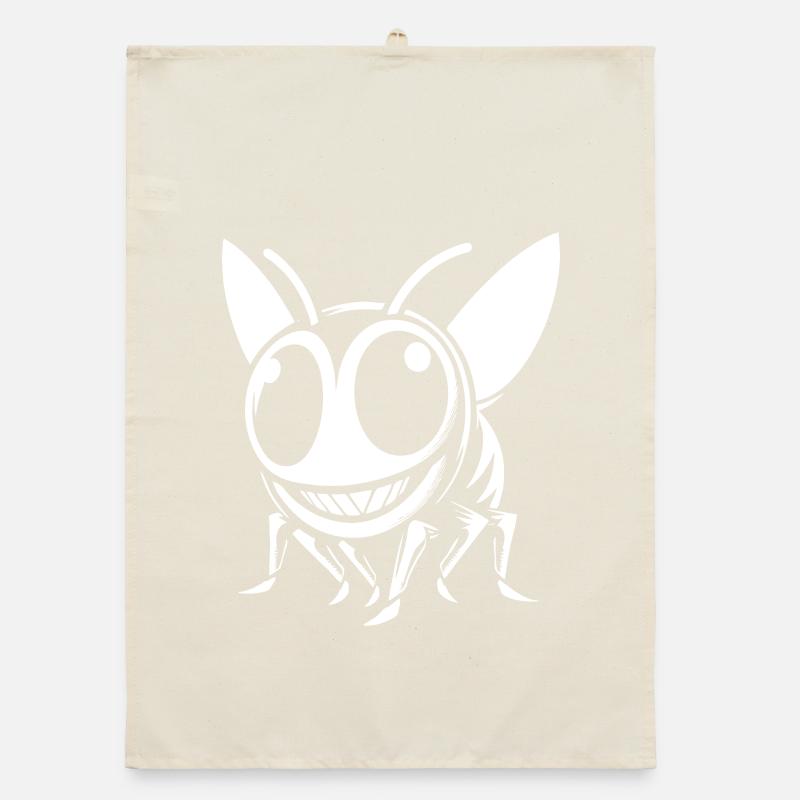 Lustige Wespe Design – Comic Spaß Organic Geschirrtuch