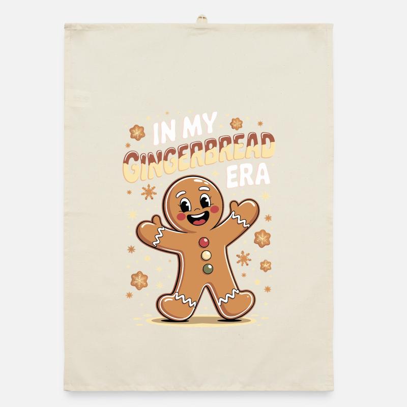 In my gingerbread time Organic dish towel
