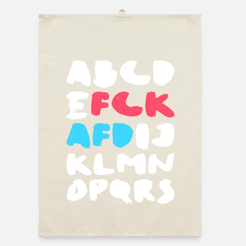 FCK AFD | Political Statement Design Organic dish towel