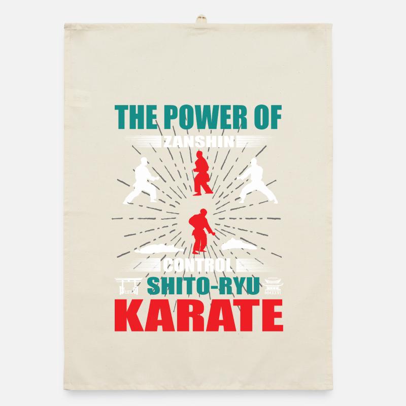 Shito-Ryu Karaté Zanshin Design Torchon bio