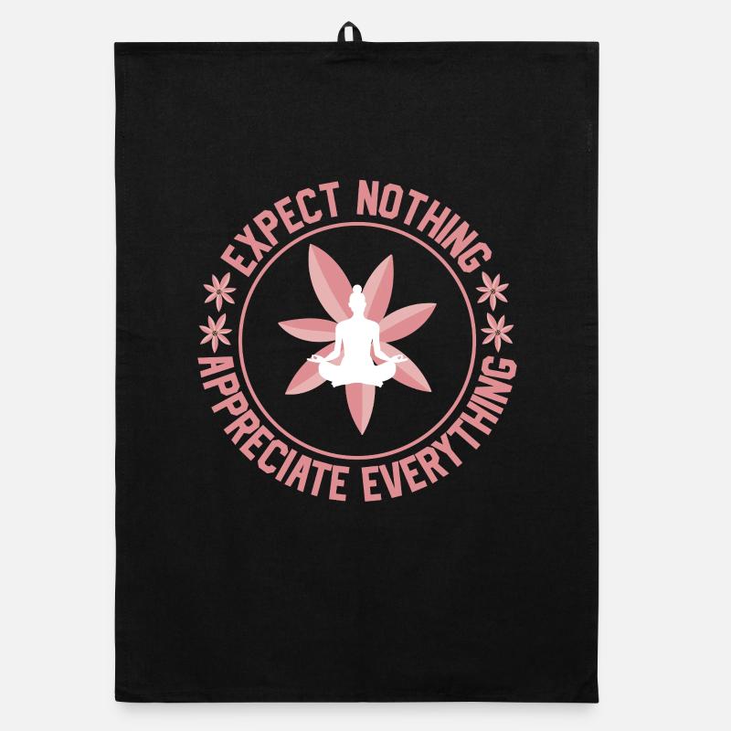 Le yoga n’attend rien Torchon bio