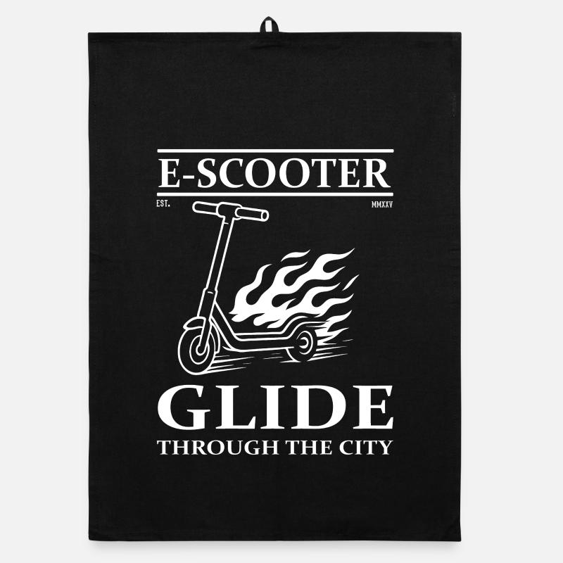 E-Scooter Design – Ride the Future Organic Geschirrtuch