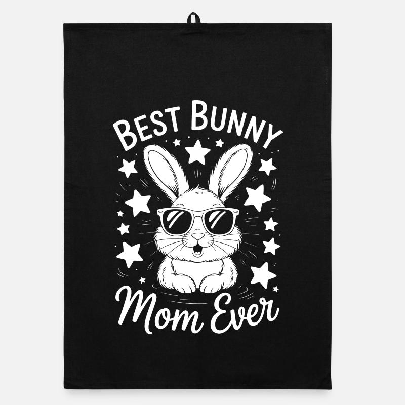 Hasen Spruch Mama Kaninchen Lustige Hasen Geschenk Organic Geschirrtuch