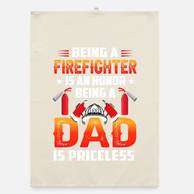 Fire Brigade Dad Organic dish towel