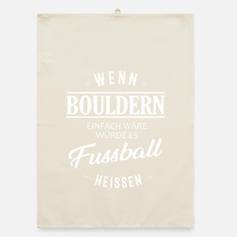 If bouldering were easy Organic dish towel