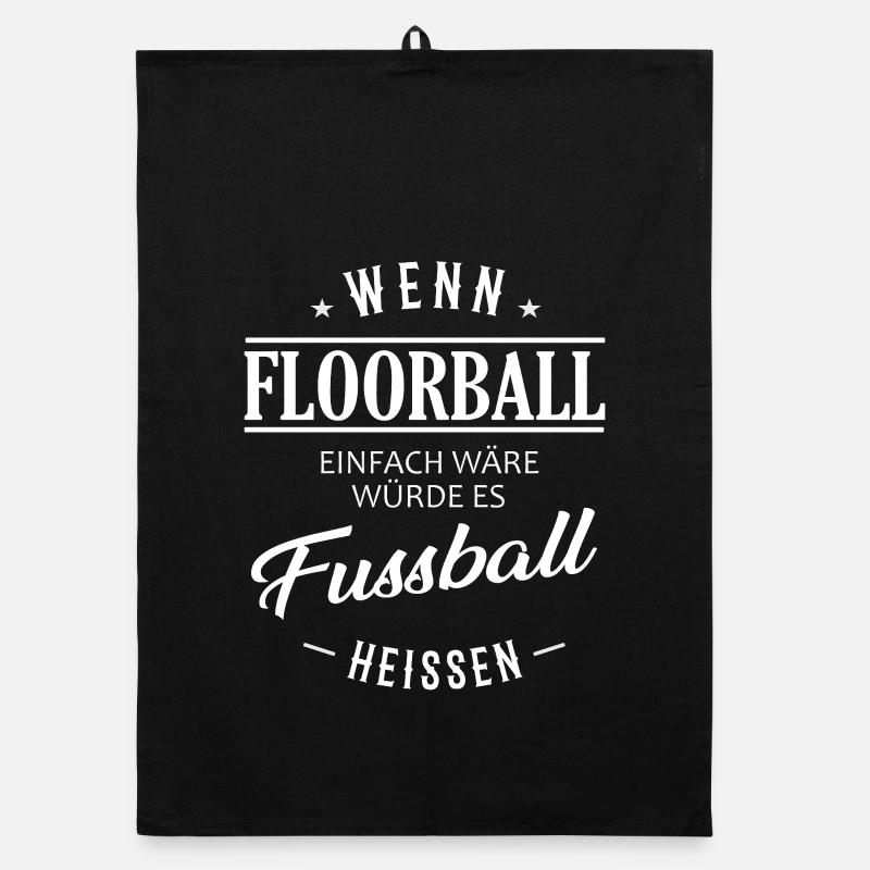 Wenn Floorball einfach wäre Organic Geschirrtuch