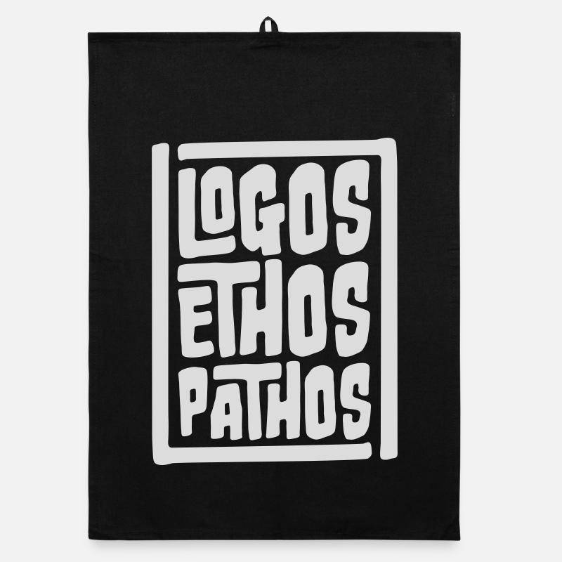 Logos Ethos Pathos Rhétorique Étudiant en Philosophie Torchon bio