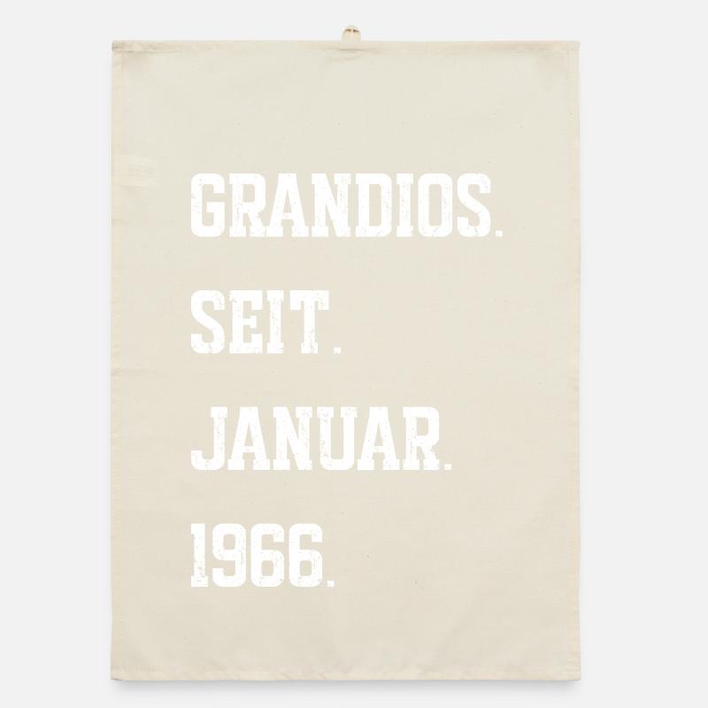 60e anniversaire janvier 1966 Torchon bio