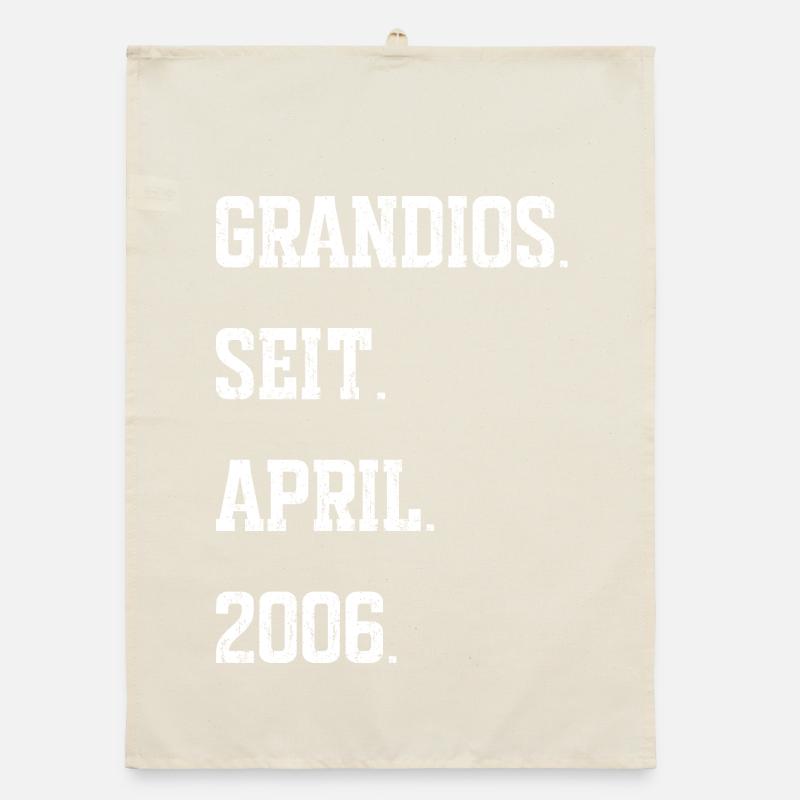 Anniversaire avril 2006 Torchon bio