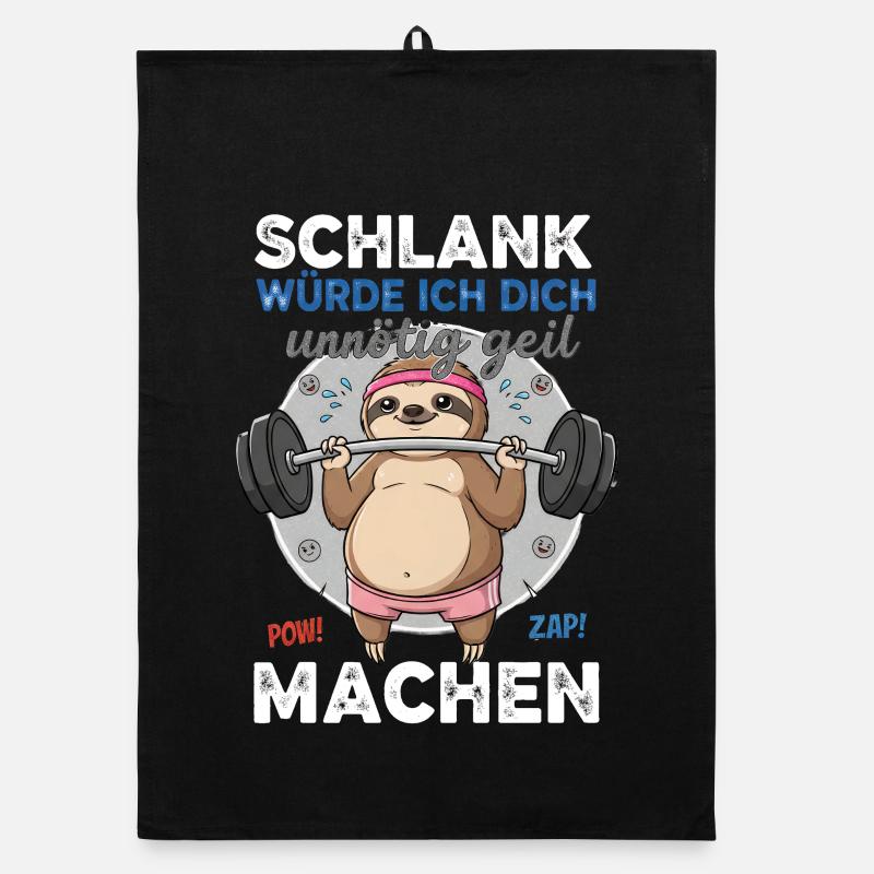 Schlank würde ich dich unnötig geil machen Organic Geschirrtuch