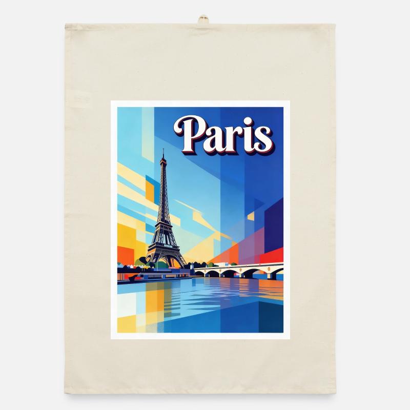 Pariser Prisma-Eiffel Organic Geschirrtuch