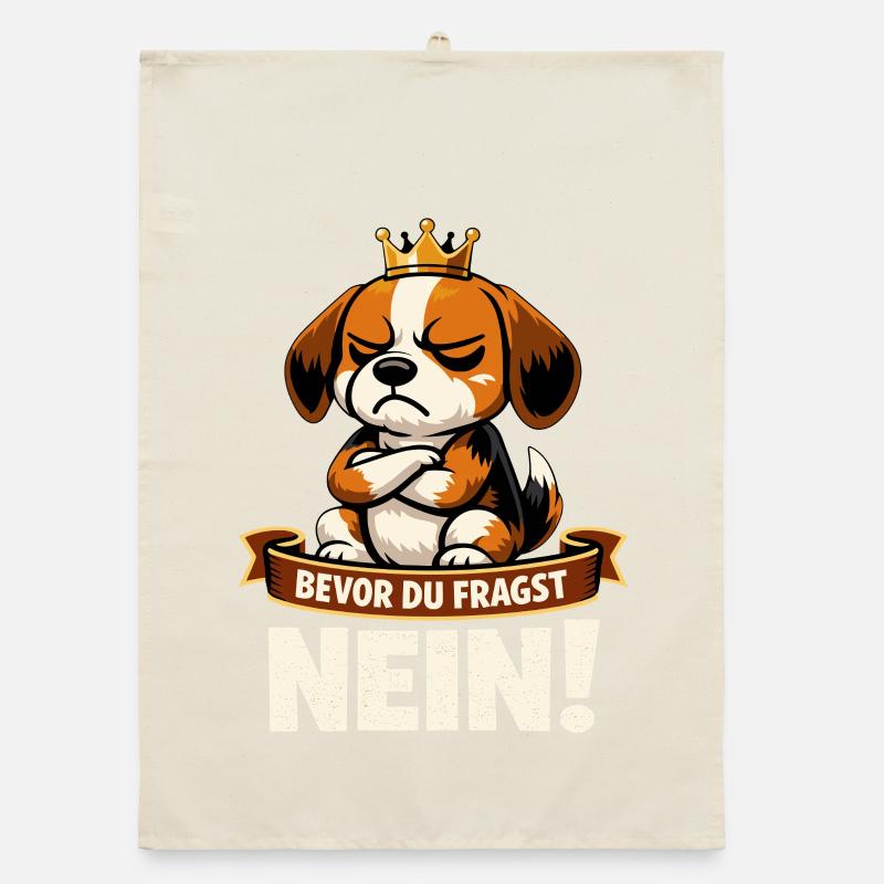 Before you ask No Beagle Organic dish towel