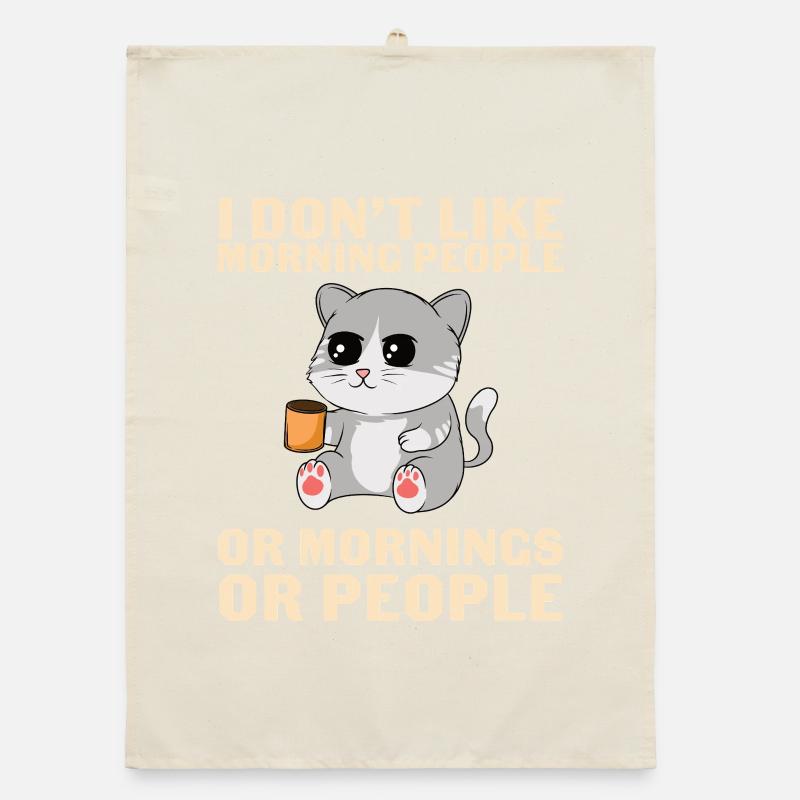 Je n’aime pas les matiners chats Torchon bio