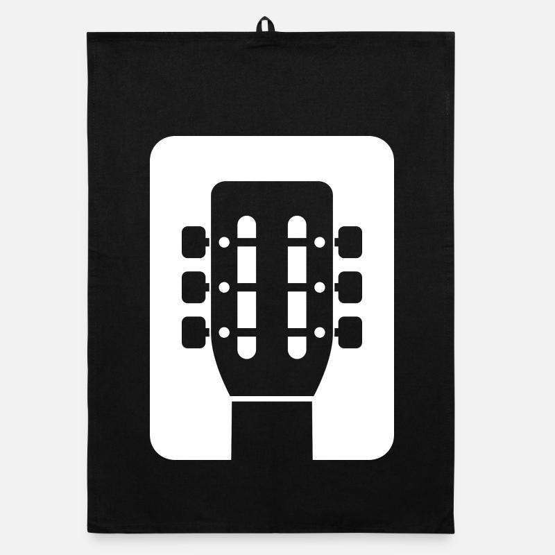 Emblème de guitare Torchon bio