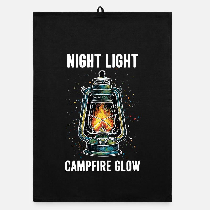 Night Light Campfire Glow Lanterne Torchon bio