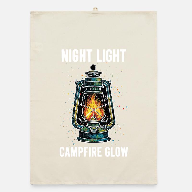 Night Light Campfire Glow Lanterne Torchon bio