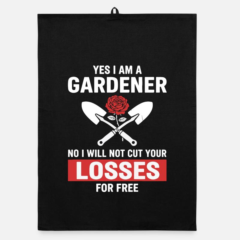 Humour Jardinier Torchon bio