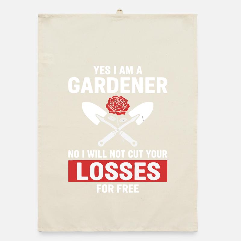Gärtner-Humor Organic Geschirrtuch