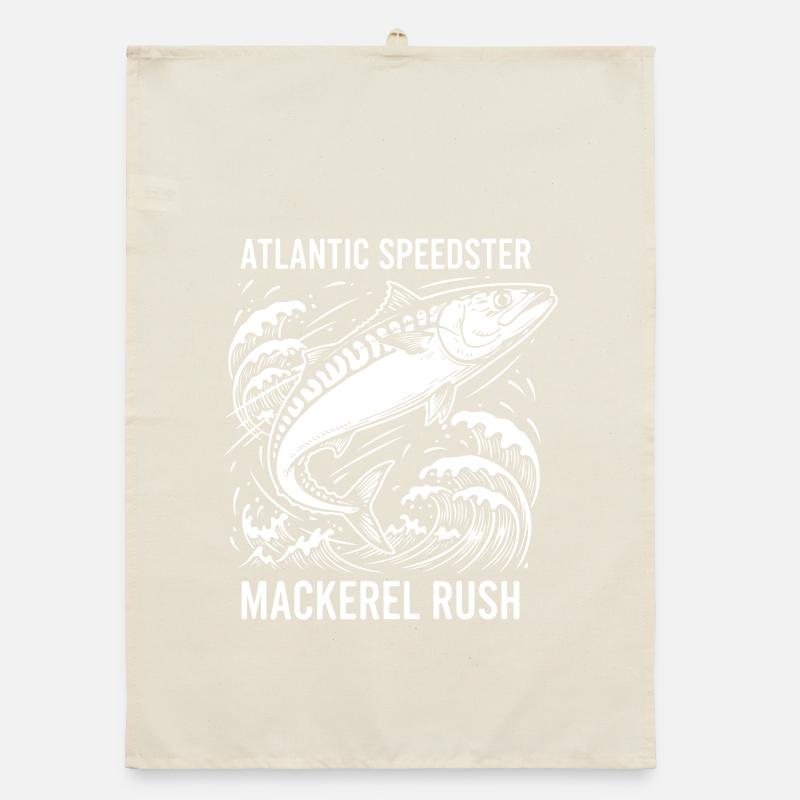 Pêche Mer Maquereau Mackerel Rush Torchon bio