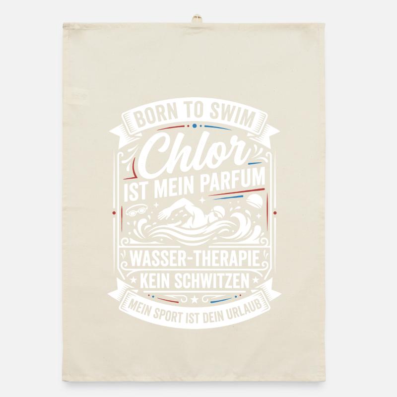 Le chlore est mon parfum : style nage Torchon bio