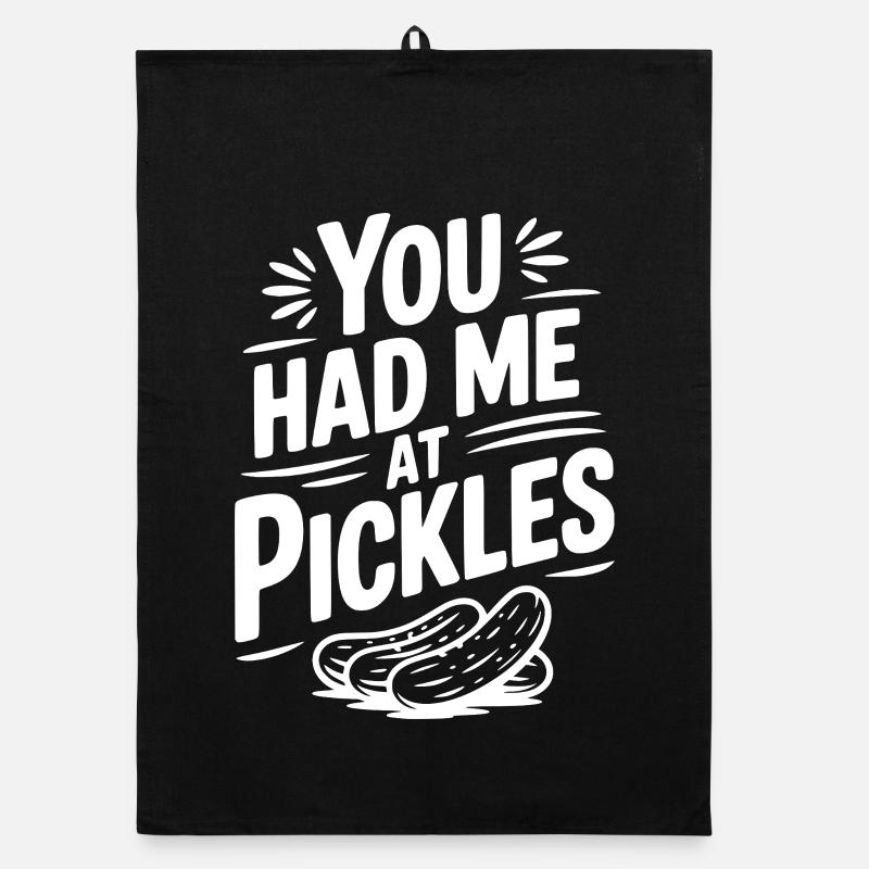 Du hattest mich bei Pickles Organic Geschirrtuch
