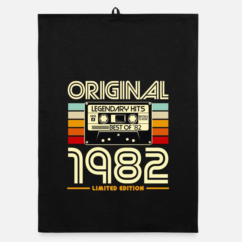 1982 Limited Edition Cassette Organic dish towel
