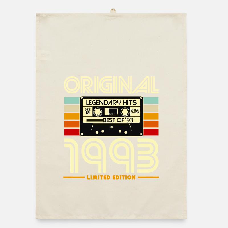 Original 1993 Retro Cassette Organic dish towel