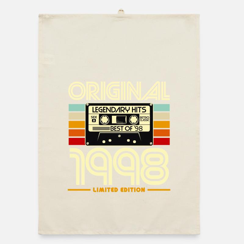 Original 1998 Retro Cassette Organic dish towel
